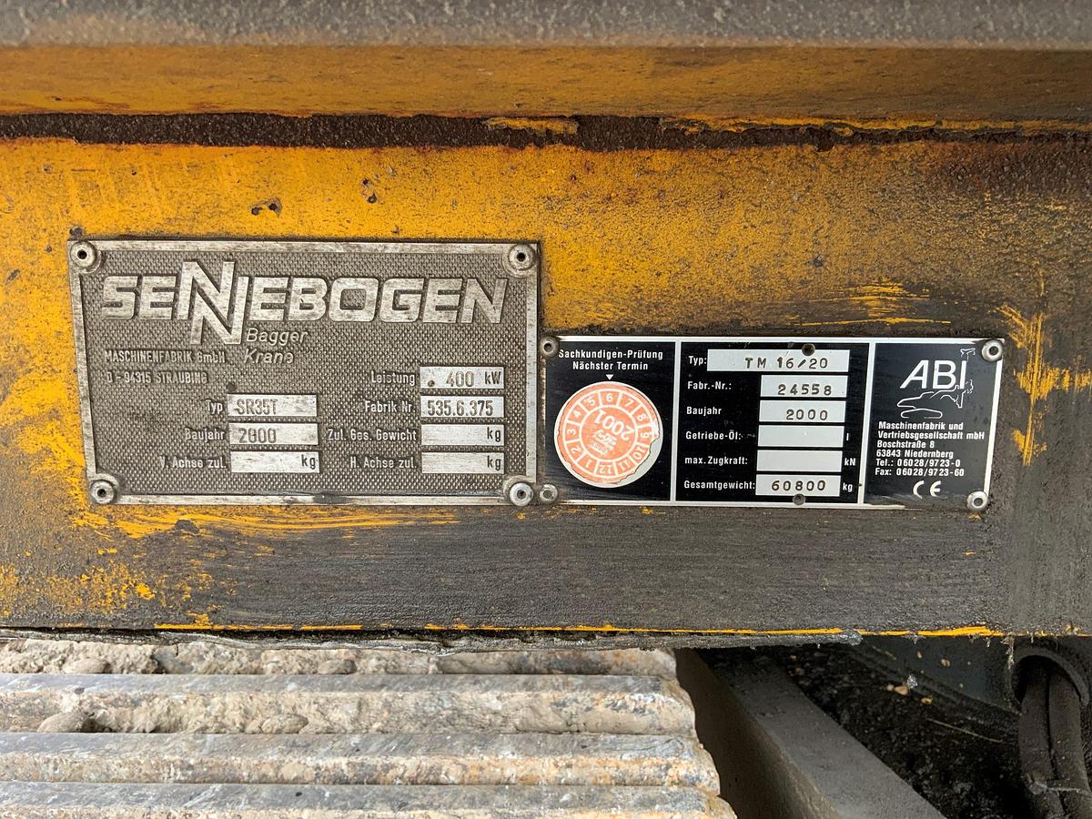 Used 2000 ABI 16/20 on Sennebogen