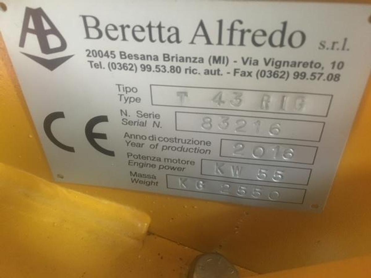 Used 2016 Beretta T43