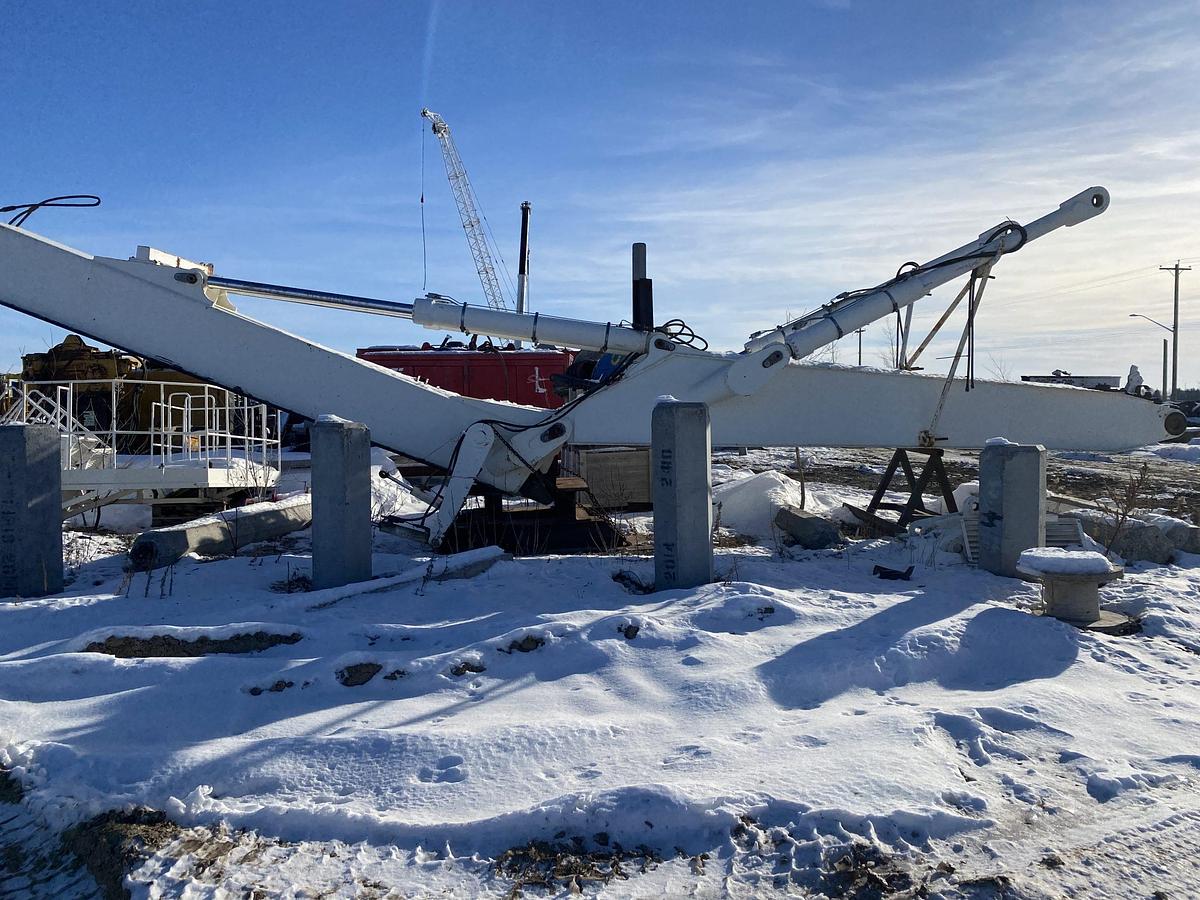 Used Soilmec CR-40 Drill Attachment on SC-100 Crane