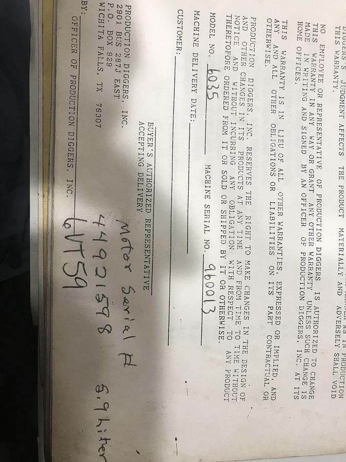 Used PDI 6035 (SOLD)