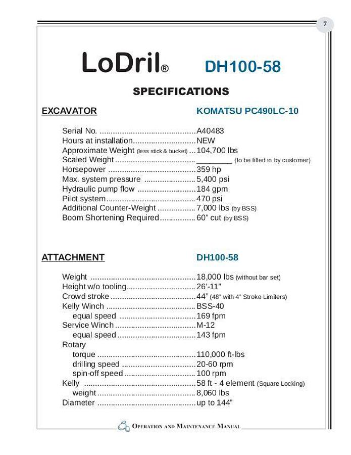 Bayshore LoDril DH100