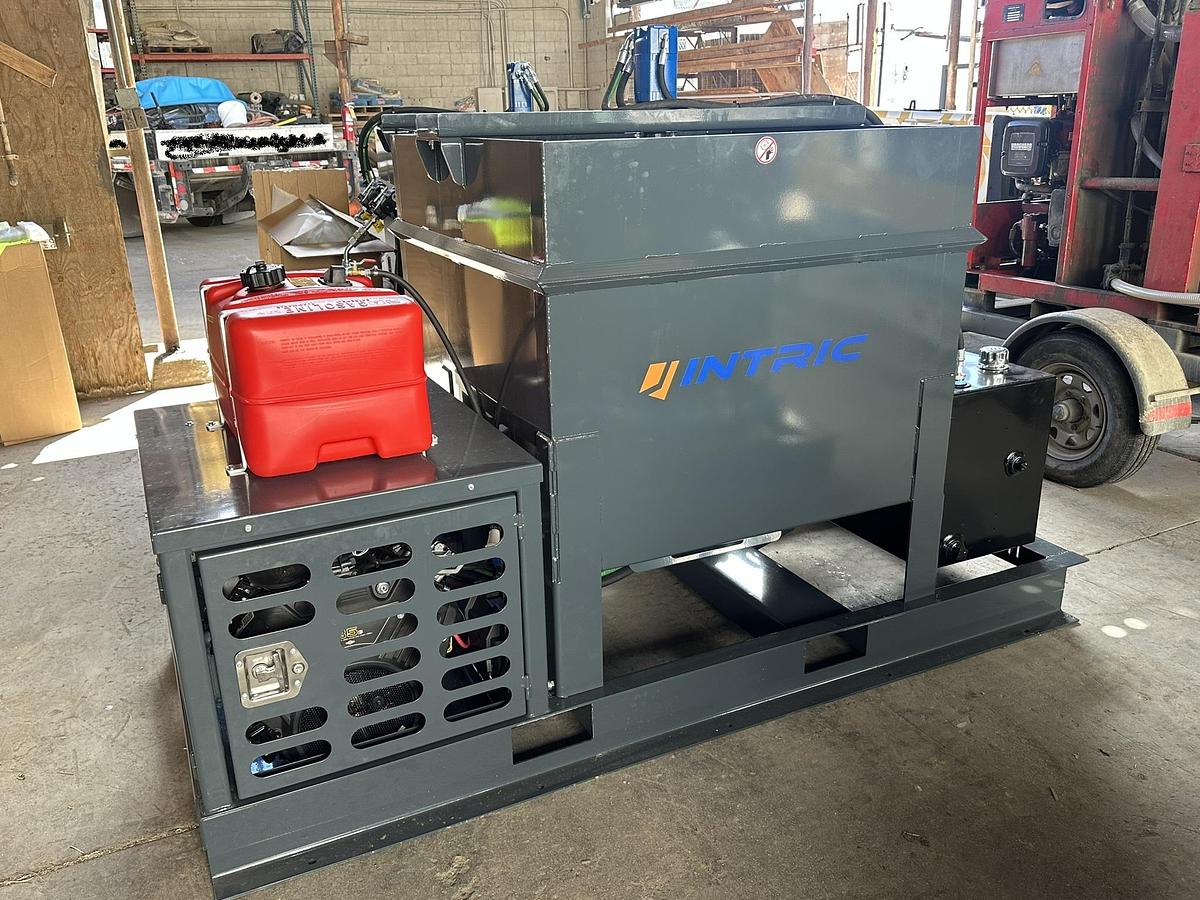 Used Intric Grouting Solutions, RM1200, Grout Pump (mixing capable) with 1.5 CY Holding Tank