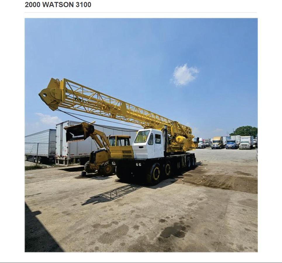 Used 2000 Watson 3100