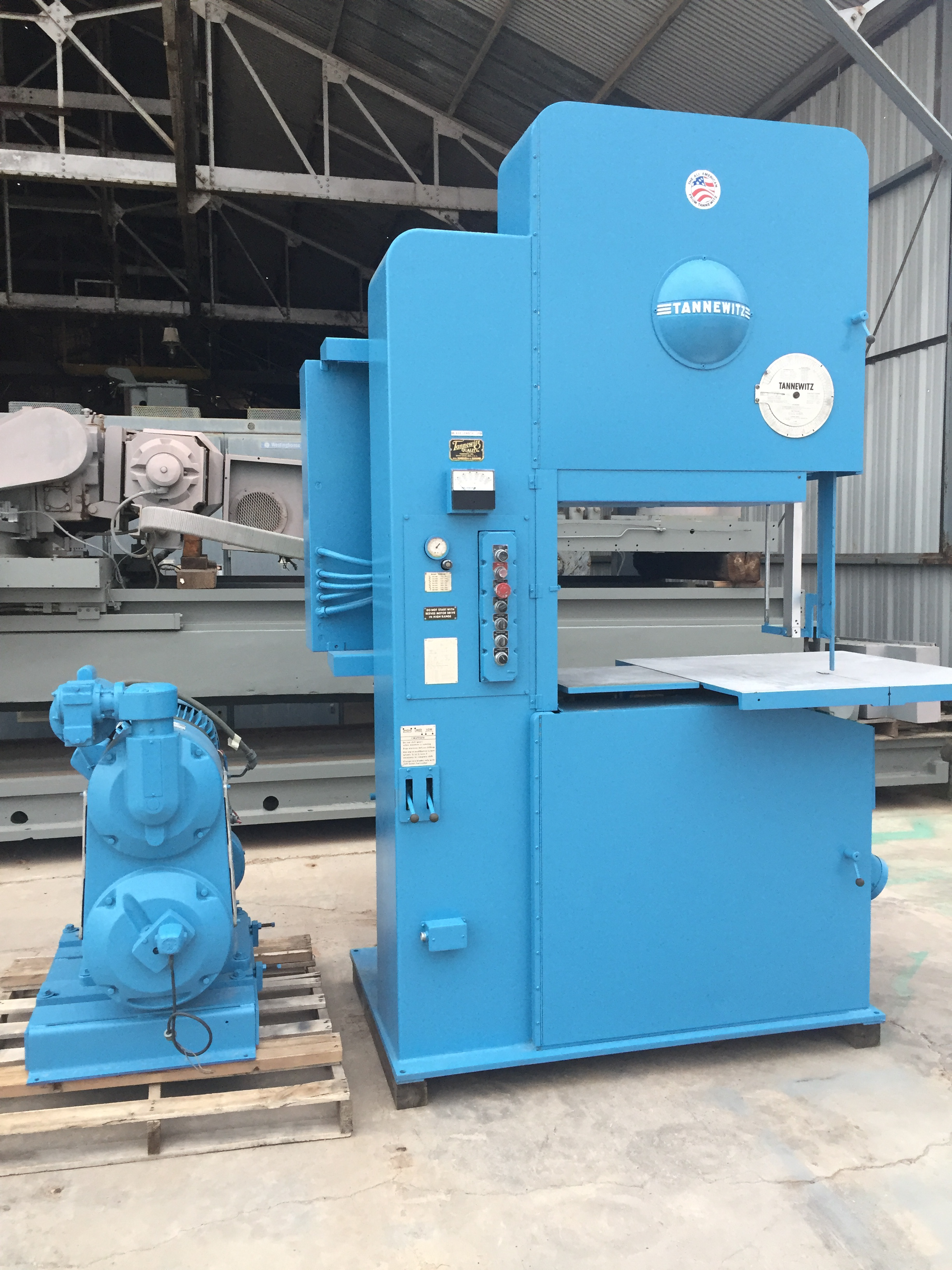 Used Tannewitz Mdl. GVTNE Vert. Band Saw