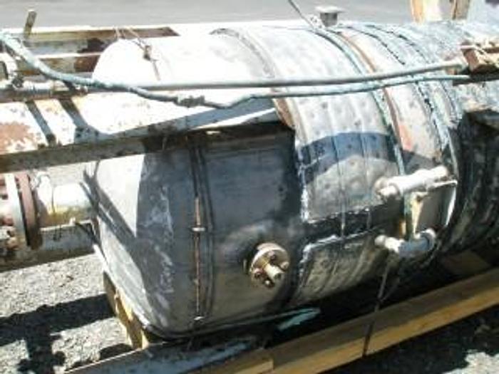 Used Tank, 525 Gallon, 316 Stainless Steel, 36" X 10', Jacketed, DT/DB, #S691964