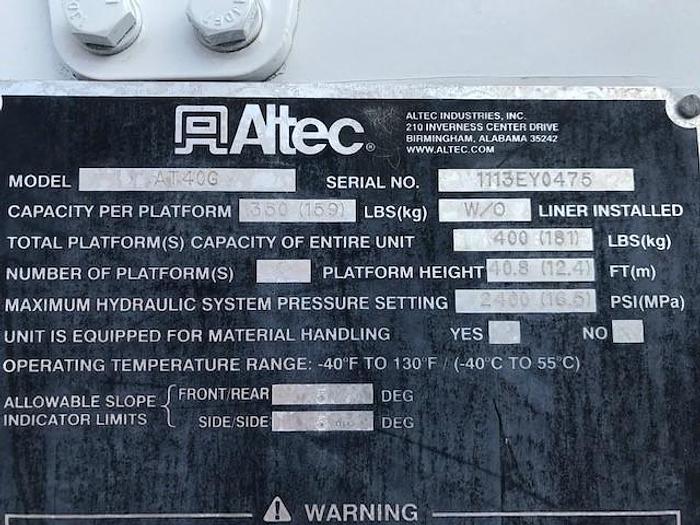 Used 2013 Ford F550 Altec AT40G 45ft Bucket Truck