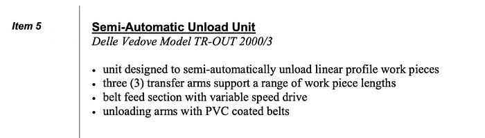 Used Cefla UV Profile Spray Line