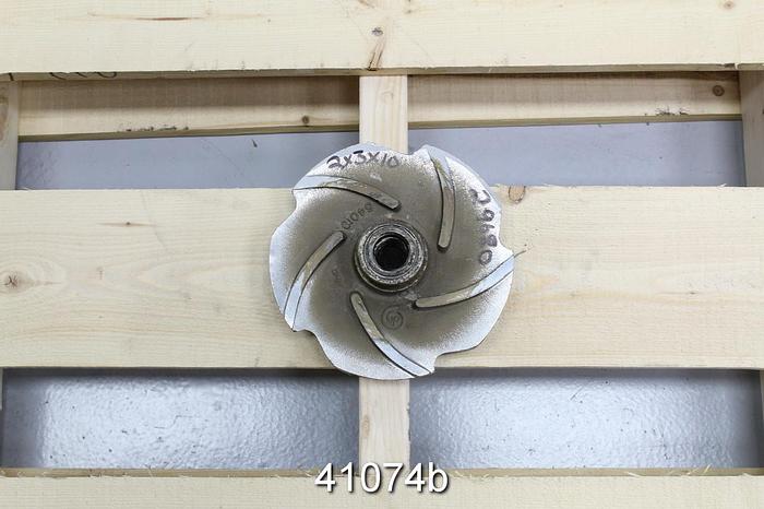 Used Goulds 3196 2x3x10 5-Vane CF8M 7" Impeller, #41074