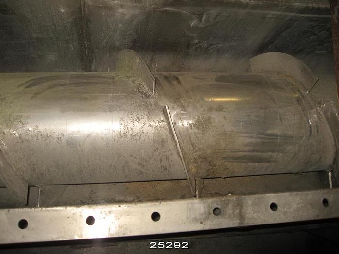 Used Beloit  Screw Conveyor, 22 Feet Long, 19 Inches Wide At Top, 12 Inch Center Shaft, With 2-1/2 Inch Flights. #25292