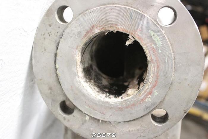 Used Micromotion DS300S155 3", Meter Type 7, Meter Factor 48806, Flow Call Factor 488.065.13, Dens Cal Factor 09499132254.44 Tube 740 Psig, Temp -240 To 204°C, Conn 230 Psig, Cal Factors Ref To 0°C #26679