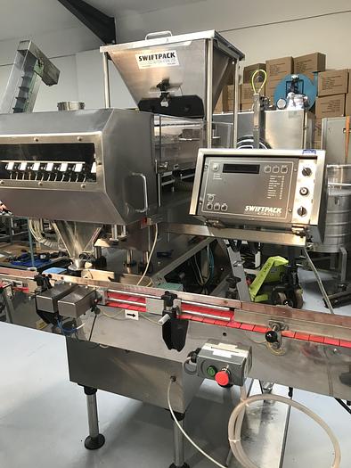 Used Swiftpack SPC 12P Tablet Counting and Filling Line