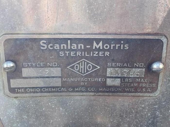 Used Scanlan Morris Sanitizer - Autoclave Style No A 420