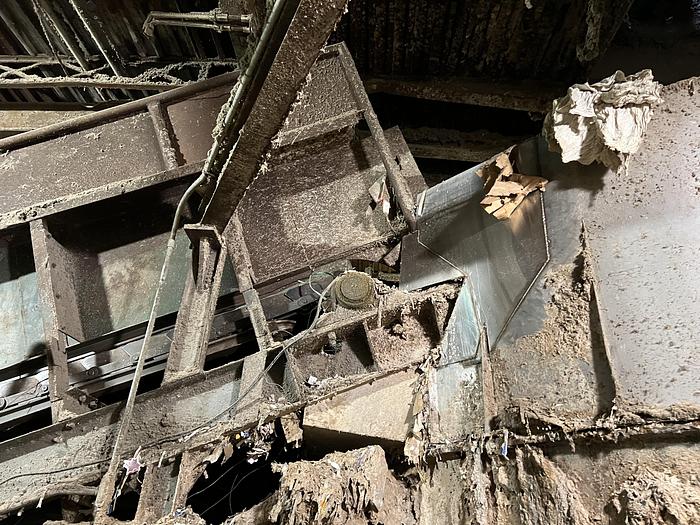 Used Conveyor for Filler Pulper #44402