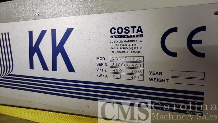 Used Costa C CCCT 1350 Wide Belt Sander