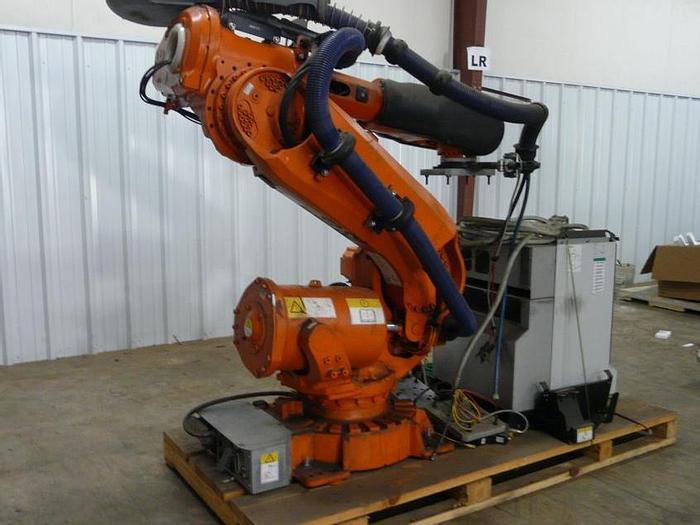Used ABB IRB 6640-235/2.55 CNC 6 AXIS ROBOT WITH IRC 5 CONTROLLER