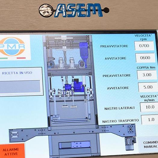 Taponadora automática para tapones de gatillo para fertilizantes - TTR