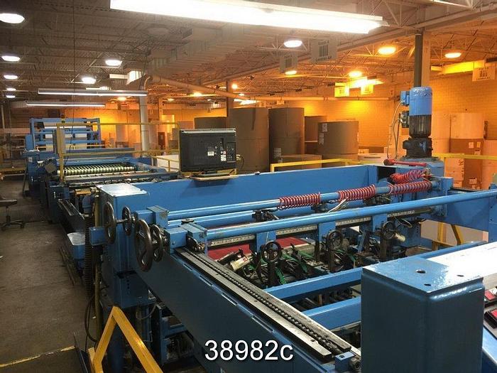 Used Jagenberg  SYNSTAR-E 1996 Dual Rotary Knife Sheeter, 65" Sheet Width #38982