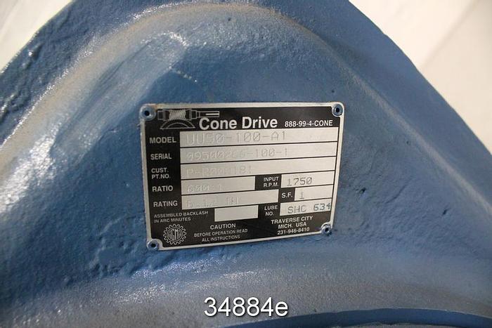 Refurbished Textron UU50-100-A1 Textron Cone Drive, 600/1 Ratio #34884