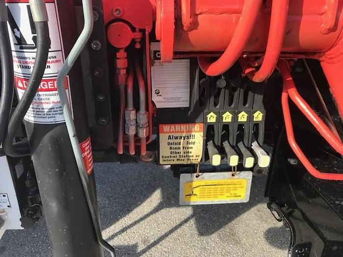 Used 2008 International 7300 4x4 Flatbed Knuckle Boom Truck - C44371