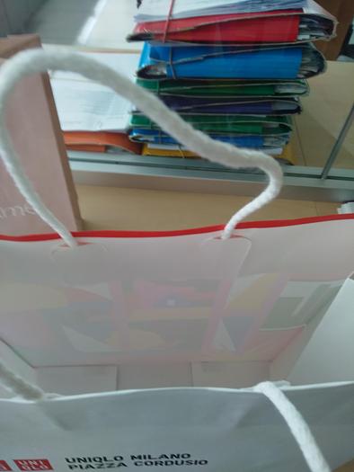 Used NEWLONG 335T+504TH - Sheet fed paper bag  machine  with top fold and twisted loop handles