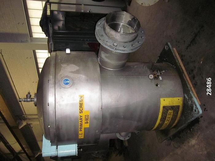 Used Voith Vps 20 Pressure Screen, Vps 20, #28486