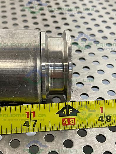 Used Saint Gobain  STHT-W-1500 48" Silicone Hose w/ 1 1/2" Sanitary Fitting