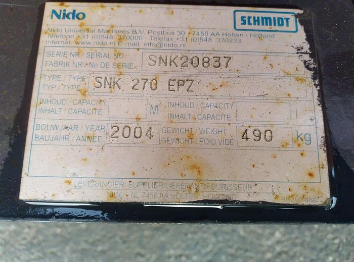 Gebruikt 2004 Nido Snk270 EPZ