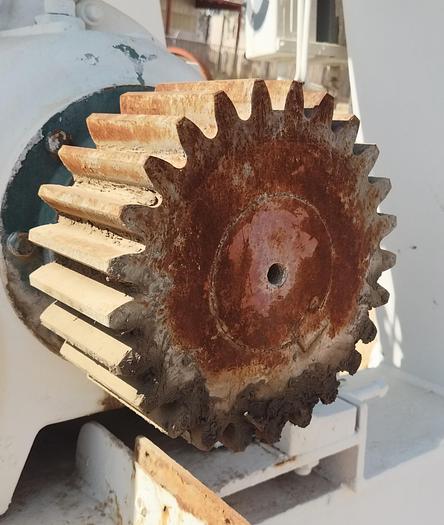 Used Mixer, Conical, 250 CF, Tolan, 316 S/st, Slant Cone, 25 HP, #S741479