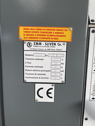 As new Tornio Parallelo ZMM - SLIVEN C 10 TM / 2000