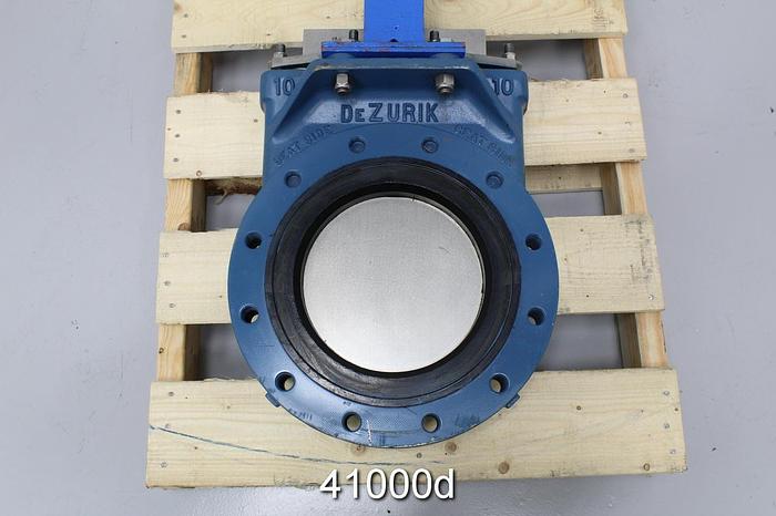 Used Dezurik 10" Air Operated Knife Gate Valve #41000