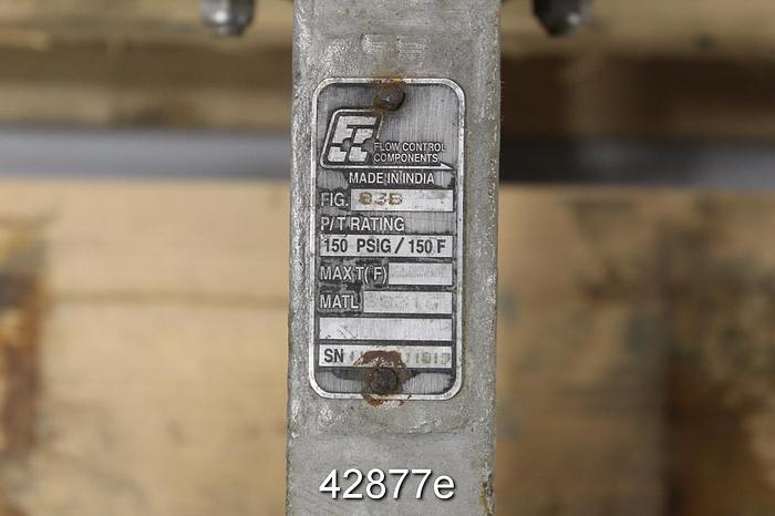 Used Flow Control Components 10" Hand Operated Knife Gate Valve #42877