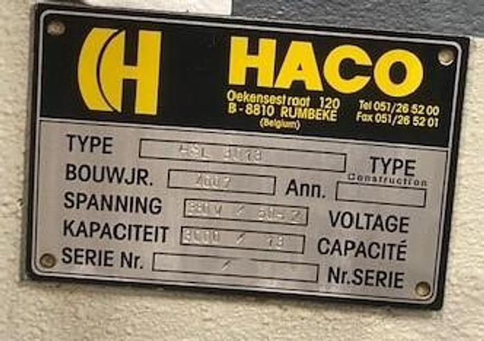 Used 2007 HACO HSL 3100/13
