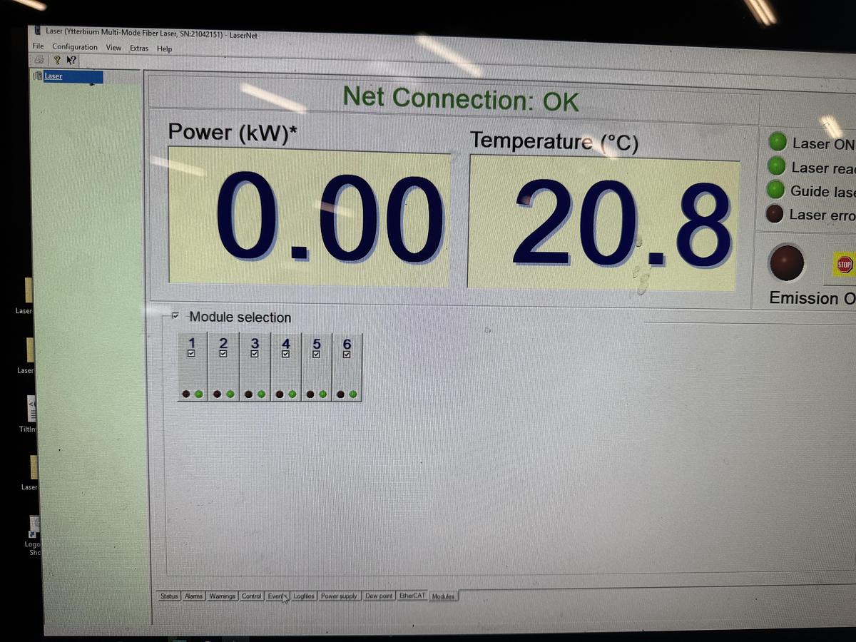 Used 2021 BYSTRONIC BySmart 3015 10KW
