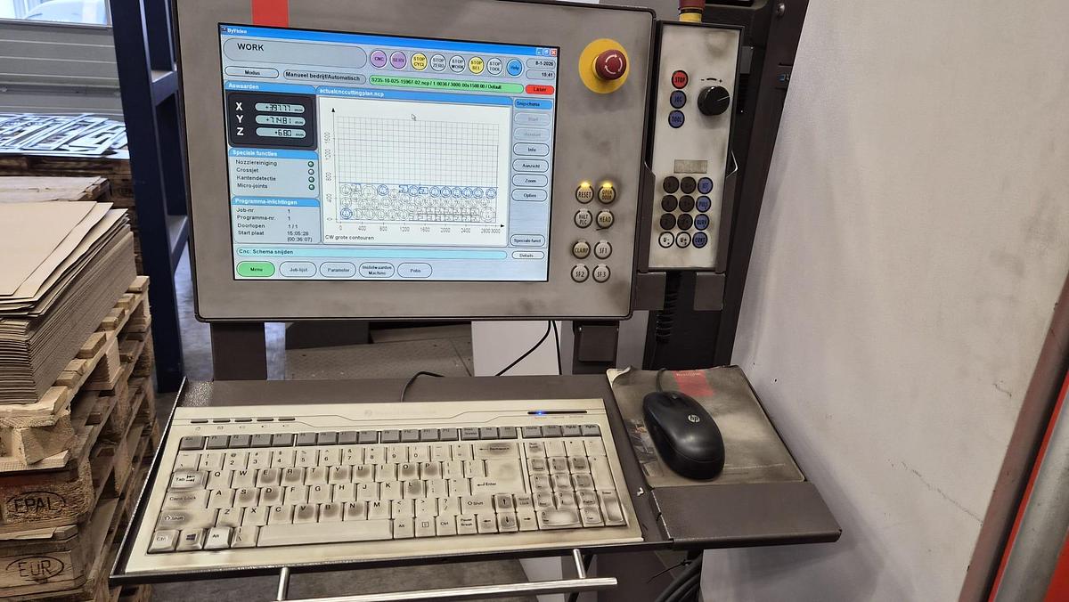 Used 2011 BYSTRONIC Byspeed Pro 3015 4.4KW