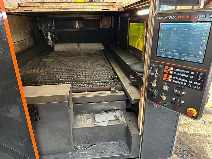 Used 2015 MAZAK Optiplex 3015 Fiber II 4KW