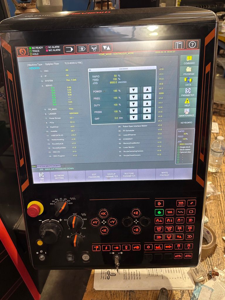 Used 2023 MAZAK OPTIPLEX 4020 FIBER III - 8KW