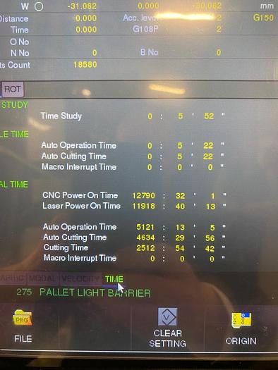 Used 2018 MAZAK Optiplex Nexus Fiber 3015 6KW