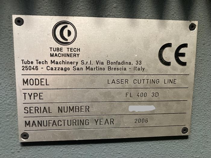 Used 2004 TTM FL400 3D Tubecutting machine
