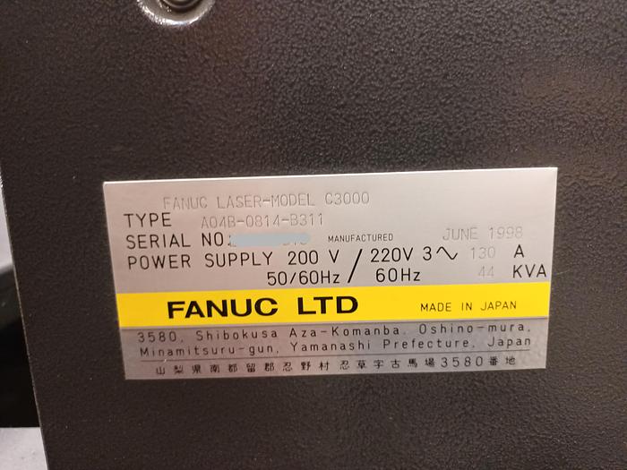 Used 1998 AMADA LCV3015 3KW + automation/storage