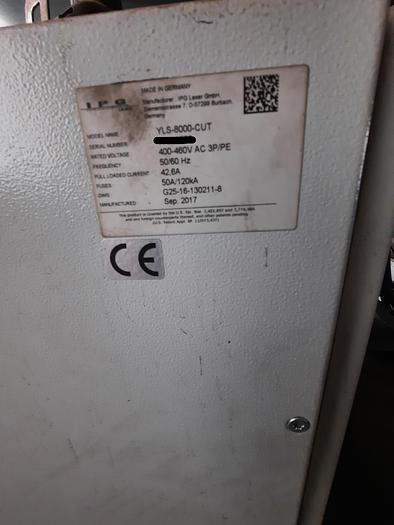 Used 2017 DURMA HD-F 6020 III IPG 8KW