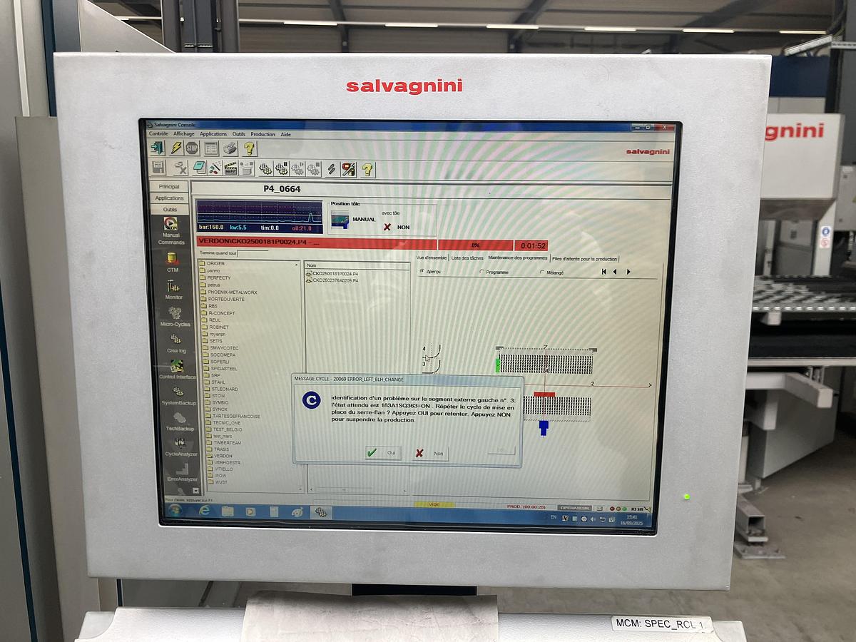 Used 2014 SALVAGNINI P4Xe-3125