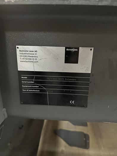 Used 2016 BYSTRONIC ByTrans Extended 3015