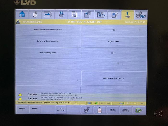 Used 2021 LVD Phoenix FL3015 8KW + Compact Tower