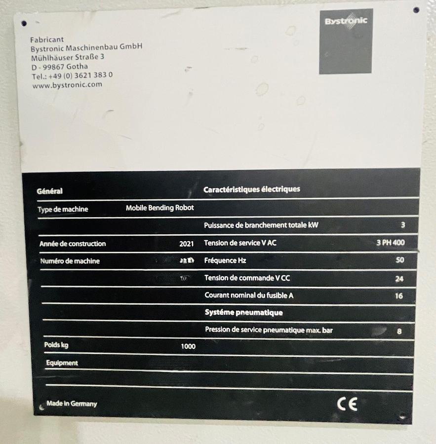 Used 2021 BYSTRONIC Xpert 40/1030 + MBR (Robot)