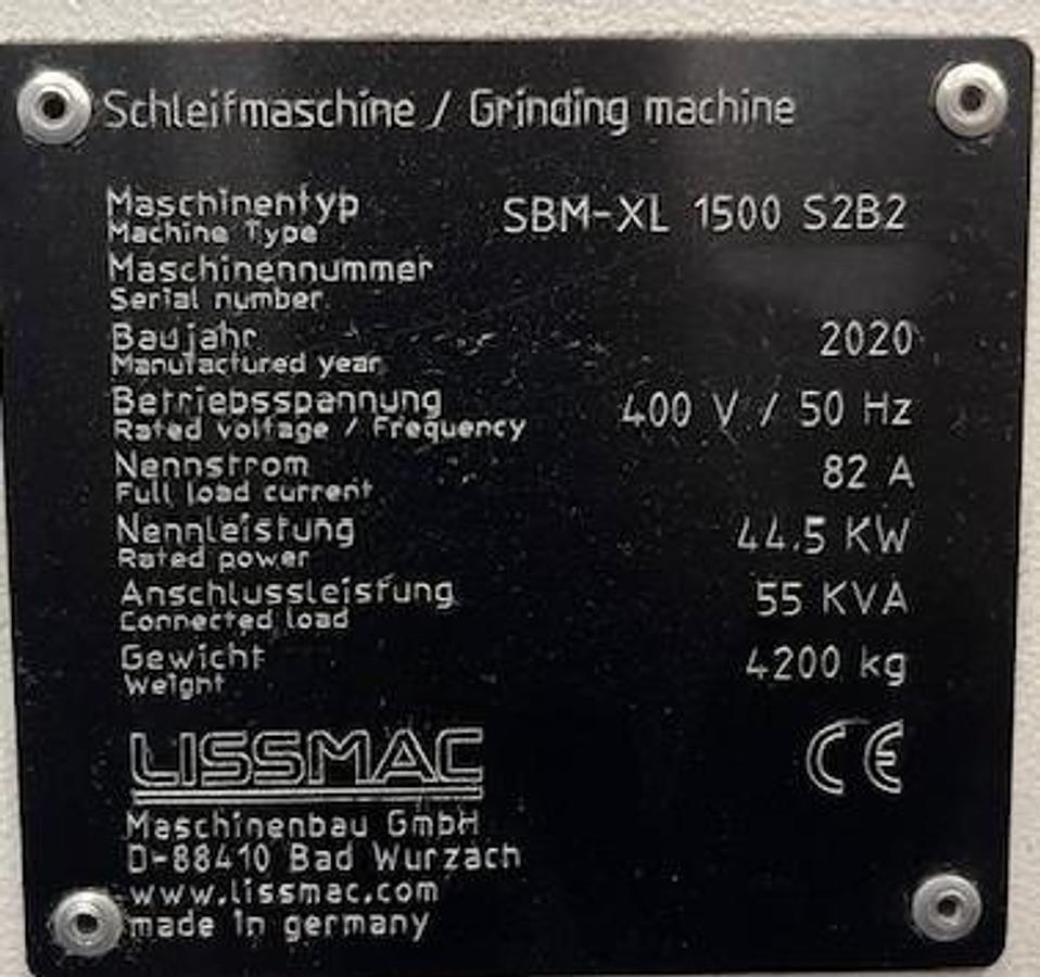 Used 2020 LISSMAC SBM-XL S2B2