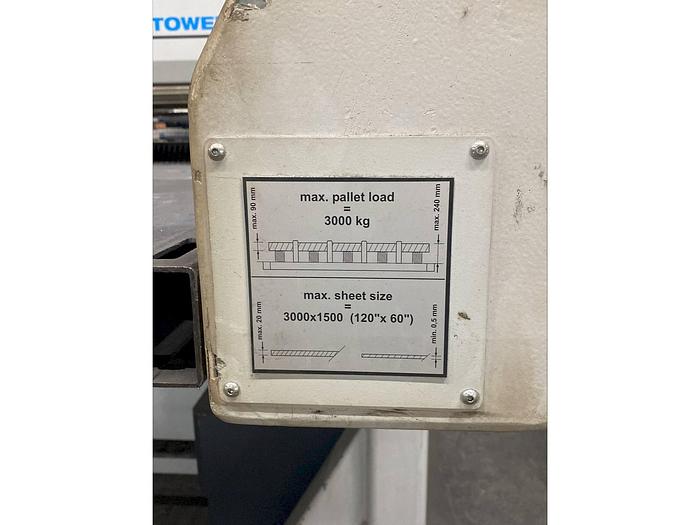 Used 2014 LVD Sirius 3015 PLUS 4KW + Compact Tower