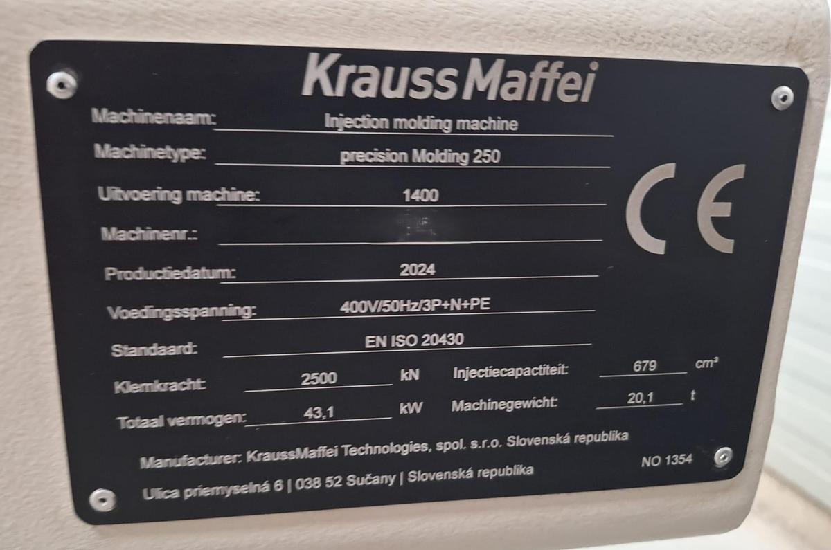 Used 2024 KRAUS MAFFEI KM PA 250/1400 PA G01