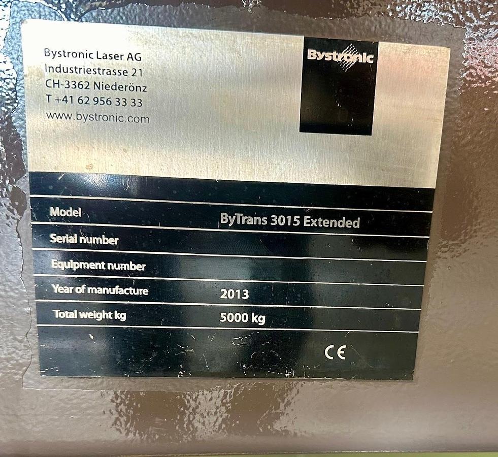 Used 2013 BYSTRONIC Bysprint Fiber 3015 4KW + Bytrans Extended