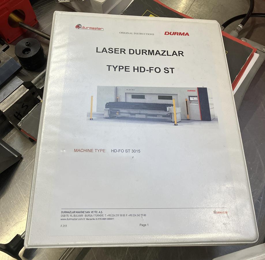 Used 2022 DURMA HD-FO ST 3015 4KW