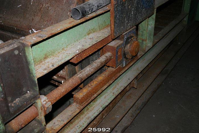 Used Mill Hill  Pulper Feed Conveyor, Approximately 43 Feet Long, 7 Feet Wide Between Sidewalls, 100 Inches Wide Overall, 7 Feet Tall. #25992